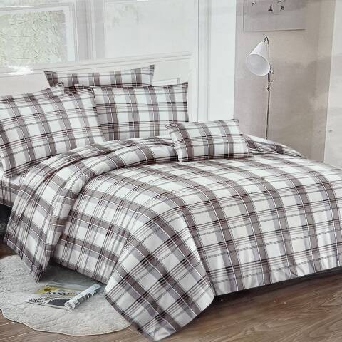 Komplet pościel 4 części E3873 1 kolor 160x200