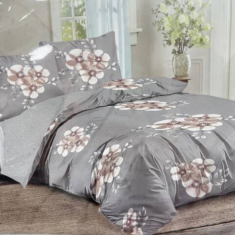 Komplet pościel 4 części E3875 1 kolor 160x200