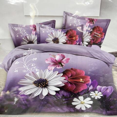 Komplet pościel 4 części E3878 1 kolor 160x200 1