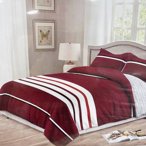 Komplet pościel 4 części E3882 1 kolor 160x200