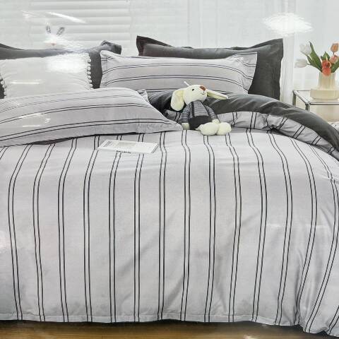 Komplet pościel 4 części E3883 1 kolor 160x200