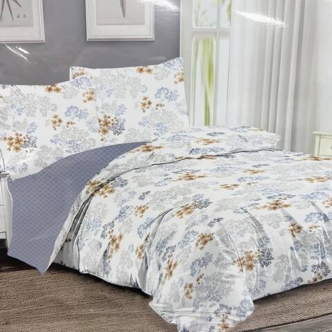 Komplet pościel 4 części E3884 1 kolor 160x200