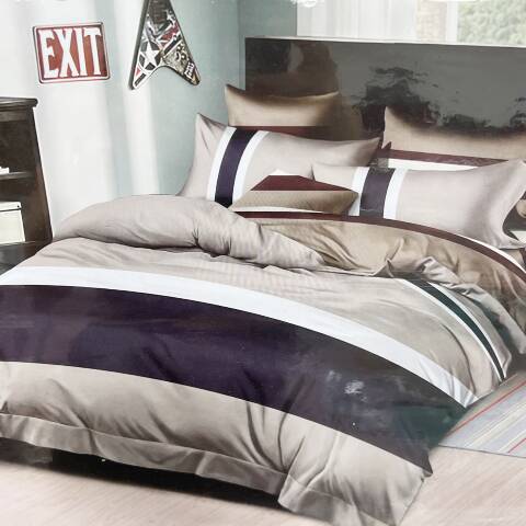 Komplet pościel 4 części E3890 1 kolor 160x200 1