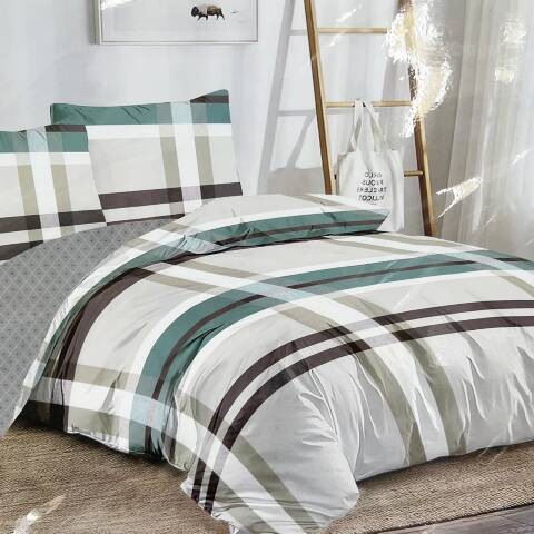 Komplet pościel 4 części E3893 1 kolor 160x200 1