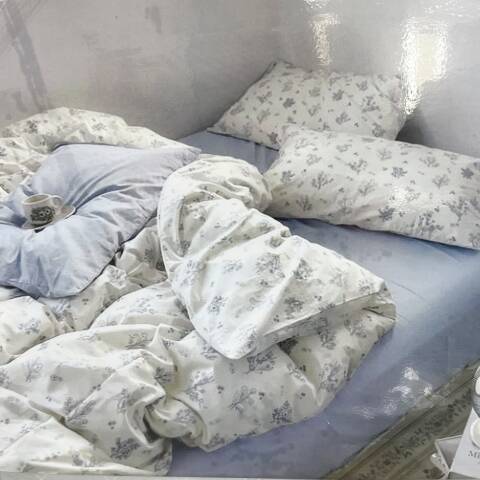 Komplet pościel 4 części E3896 1 kolor 160x200