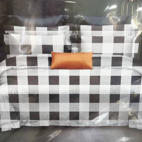 Komplet pościel 4 części E3900 1 kolor 160x200