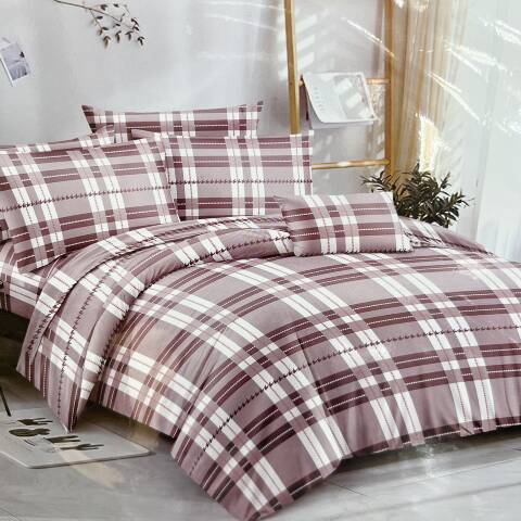 Komplet pościel 4 części E3902 1 kolor 160x200