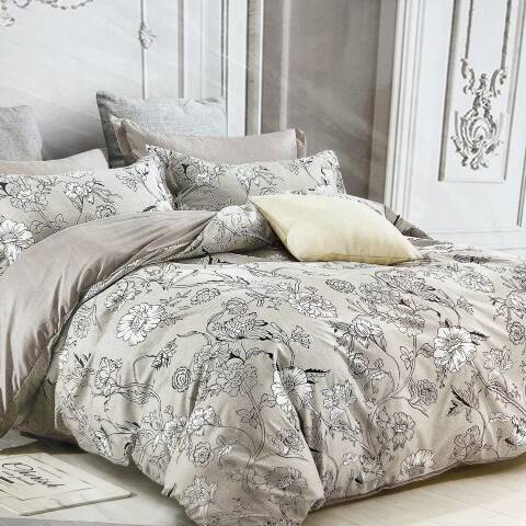 Komplet pościel 4 części E3903 1 kolor 160x200