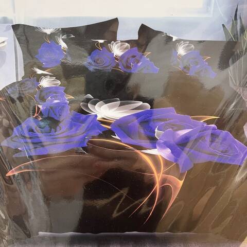 Komplet pościel 4 części E3909 1 kolor 160x200 1