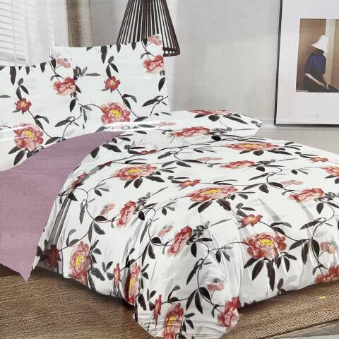 Komplet pościel 4 części E3912 1 kolor 160x200 1