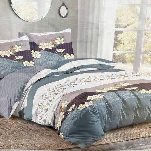 Komplet pościel 4 części E3913 1 kolor 160x200 1