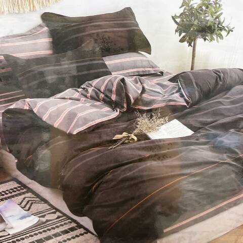 Komplet pościel 4 części E3916 1 kolor 160x200 1