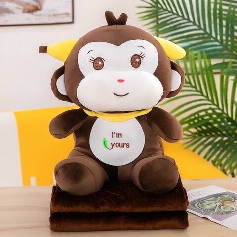 Maskotka która ma kocyk 0326 1 kolor 120/150cm