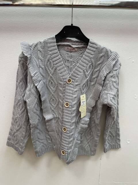 Sweter dziewczęce 0523 1 kolor 4-14