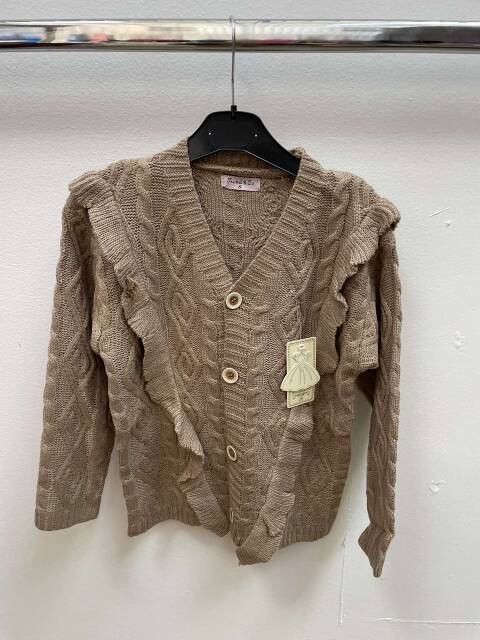Sweter dziewczęce 0524 1 kolor 4-14