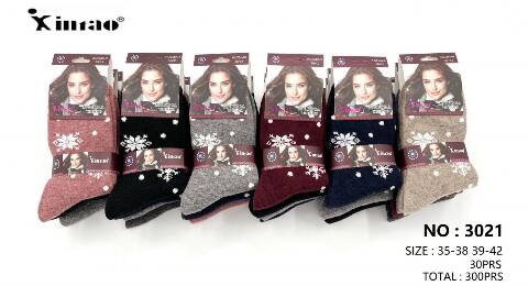 Skarpety angora damskie 3021 Mix kolor 35-42 1