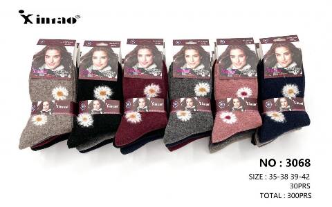 Skarpety angora damskie 3068 Mix kolor 35-42 1