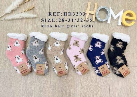 Kapcie- skarpety dziecięce HD3203 Mix kolor 28-35 1