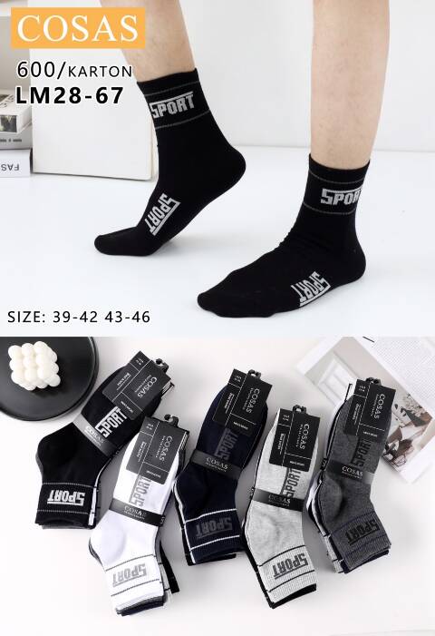 Skarpety męskie LB28-67 Mix kolor 39-46 1