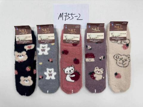 Skarpety Alpaka damskie M755- 2 Mix kolor 35-41 1