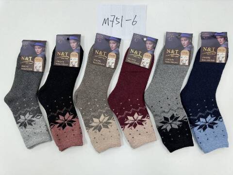 Skarpety damskie M751-6 Mix kolor 35-42 1