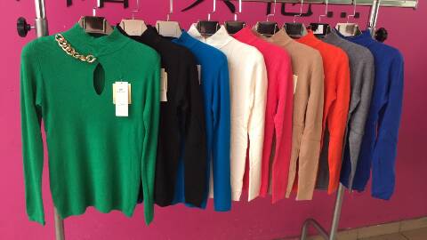 Sweter damskie 1382 Mix kolor Standard
