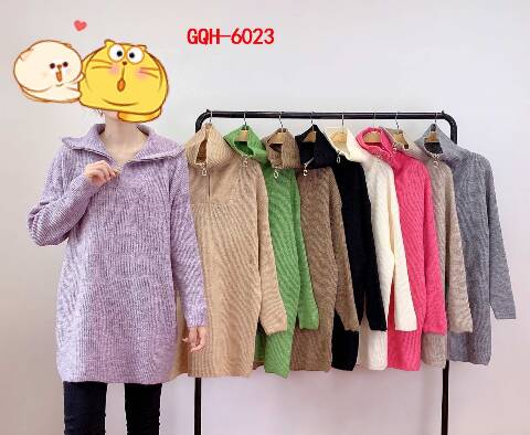 Sweter damskie GQH-6023 Mix kolor Standard