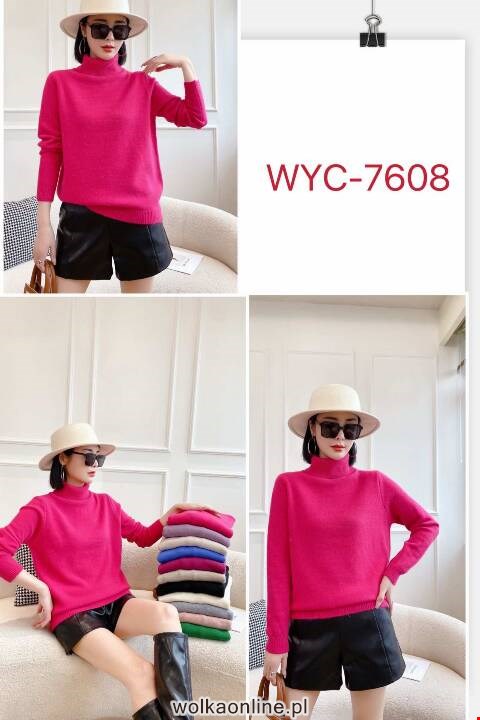 Sweter damskie WYC-7608 Mix kolor Standard