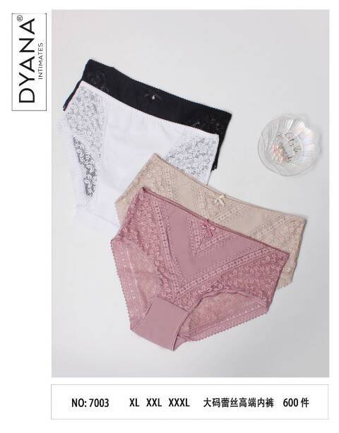 Majtki damskie 7003 Mix kolor XL-3XL