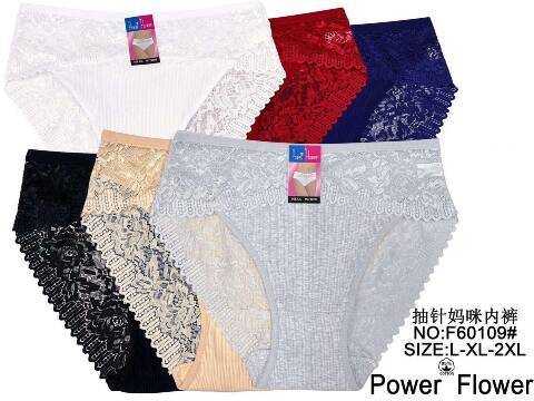 Majtki damskie F60109 Mix kolor L-2XL