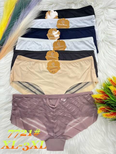 Majtki damskie 7721 Mix kolor XL-3XL 1