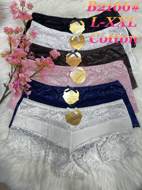 Majtki damskie B2166 Mix kolor L-2XL