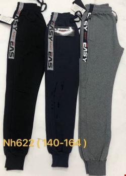 Spodnie dresowe chłopięce NH622 Mix kolor 140-164