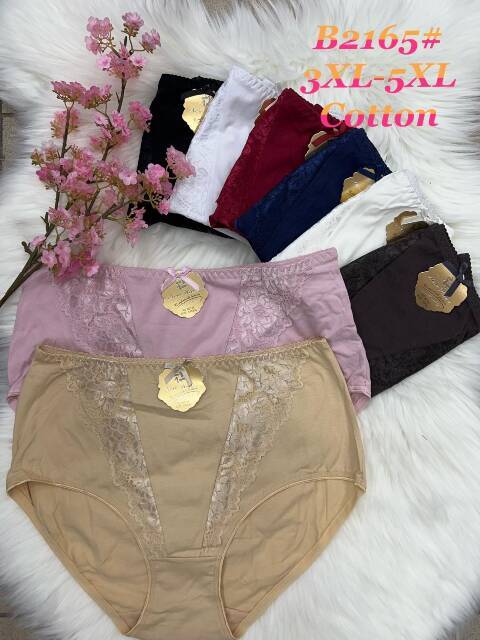 Majtki damskie B2165 Mix kolor 3XL-5XL