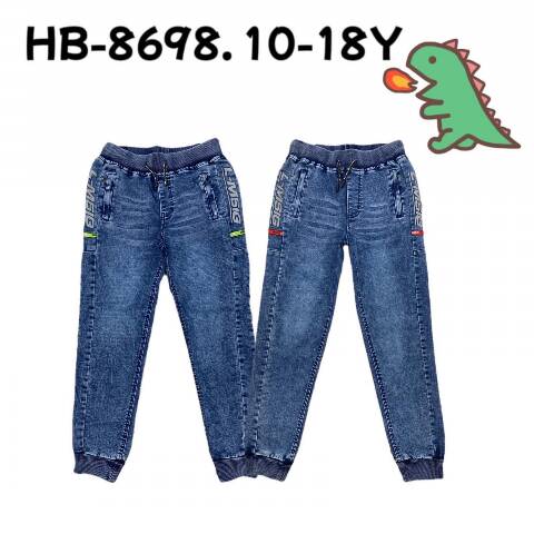 Jeansy chłopięce HB-8698 1 kolor 10-18