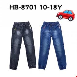 Jeansy chłopięce HB-8701 1 kolor 10-18