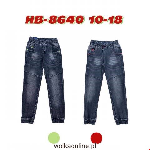 Jeansy chłopięce HB-8640 1 kolor 10-18