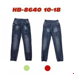 Jeansy chłopięce HB-8640 1 kolor 10-18