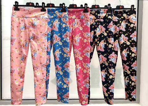 Leginsy dziewczęce 2447 1 kolor 4-14