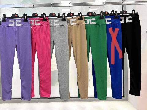 Leginsy dziewczęce 2448 1 kolor 4-14 1