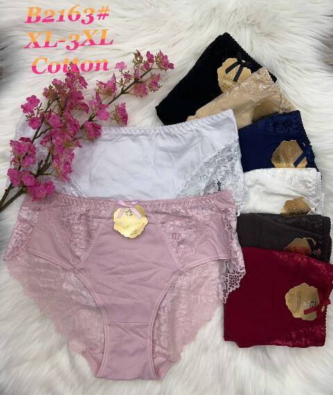 Majtki damskie B2163 Mix kolor XL-3XL 1