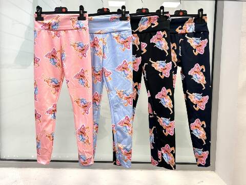 Leginsy dziewczęce 2449 1 kolor 4-14