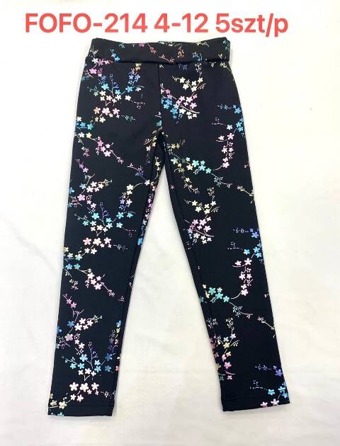 Leginsy dziewczęce FOFO-214 1 kolor 4-12 1