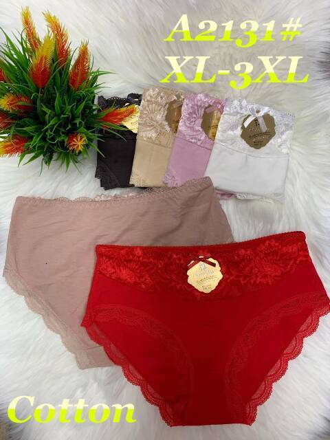 Majtki damskie A2131 Mix kolor XL-3XL 1