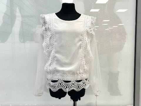 Bluzka dziewczęcy 2500 1 kolor 4-14 1