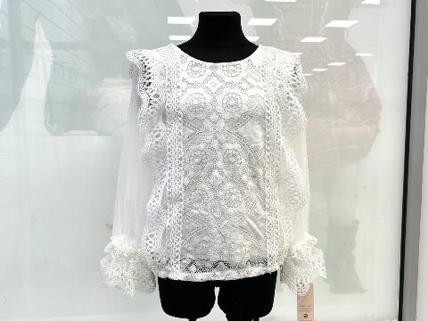 Bluzka dziewczęcy 2501 1 kolor 4-14