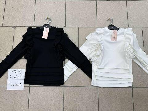 Bluzka dziewczęcy 2305 1 kolor 6-16 1