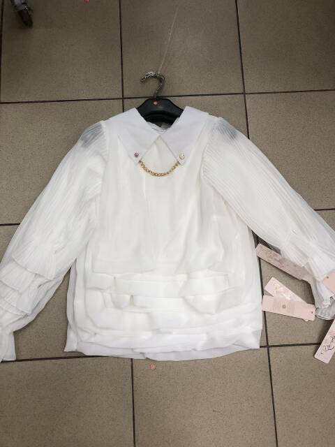 Bluzka dziewczęcy 2507 1 kolor 4-14 1