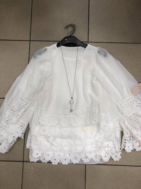 Bluzka dziewczęcy 2508 1 kolor 4-14 1