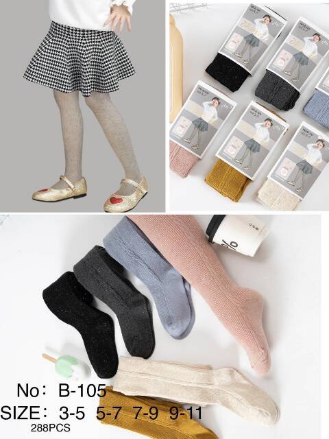 Rajstopy dziewczęce B105 Mix kolor 3-11